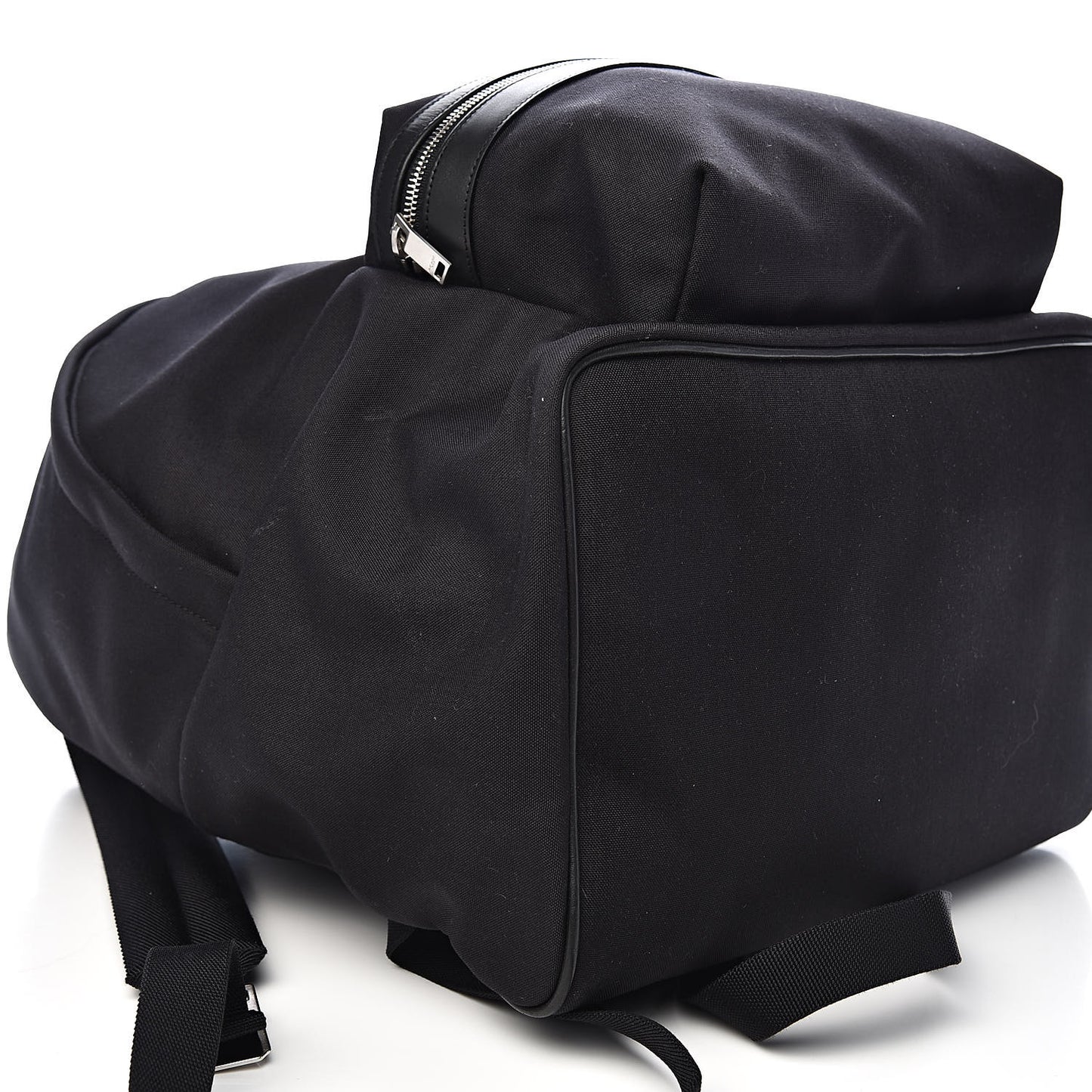 Canvas Nylon Giant City Backpack Black