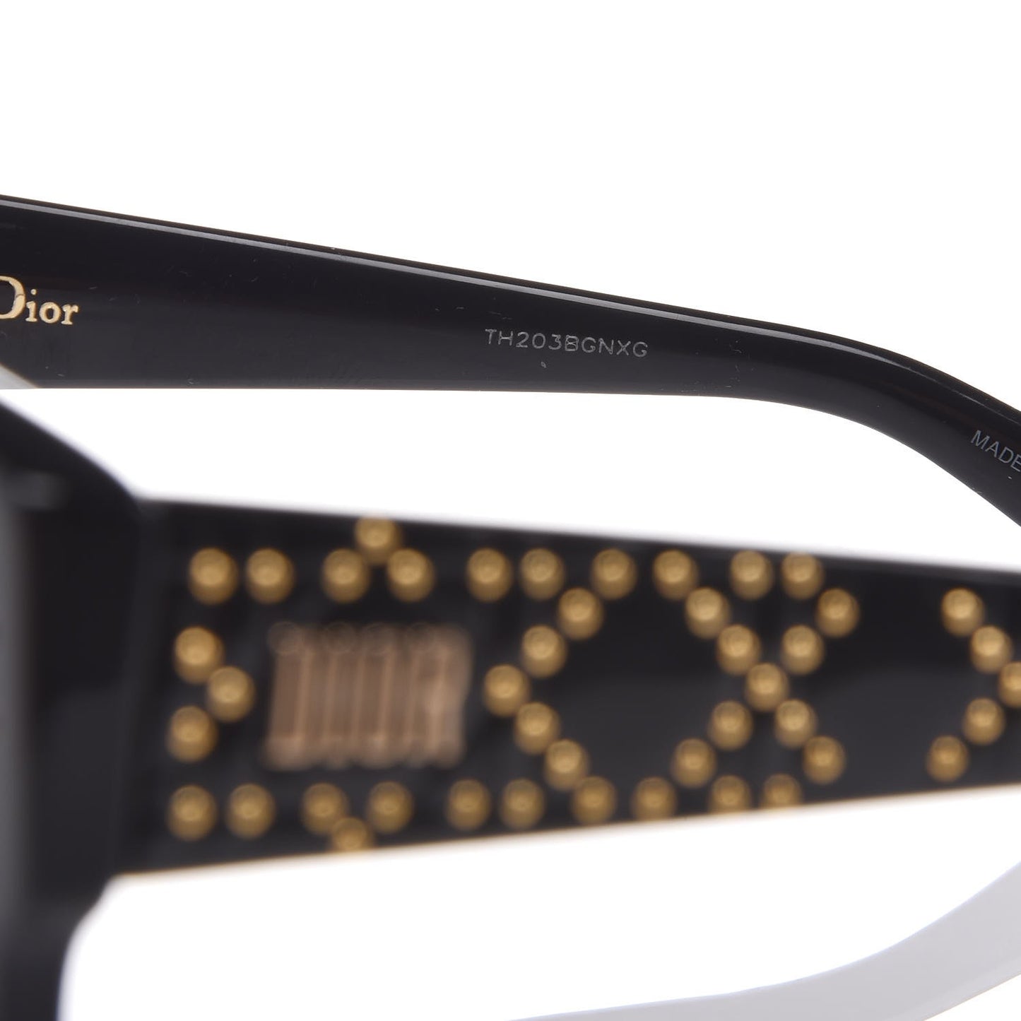 Lady Dior Studs Sunglasses Black