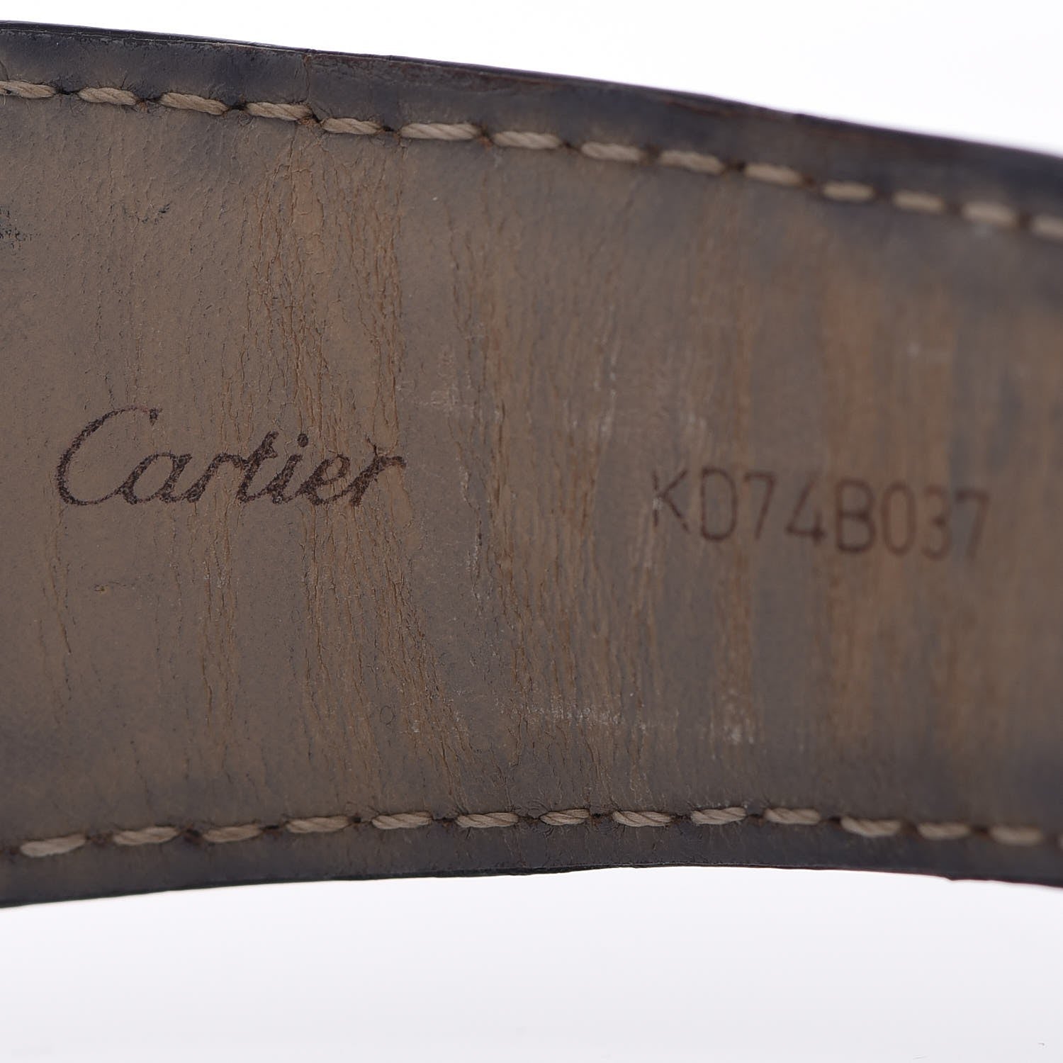 Cartier Stainless Steel Alligator 38mm Tank Divan Automatic Watch 6 of 12