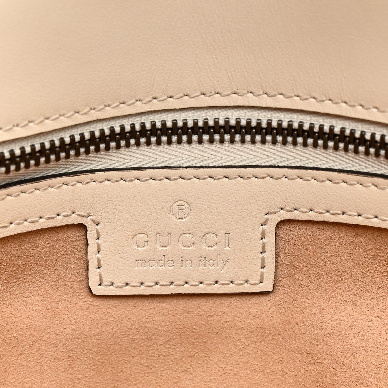 Gucci Calfskin Matelasse Small GG Marmont Shoulder Bag White 6 of 13