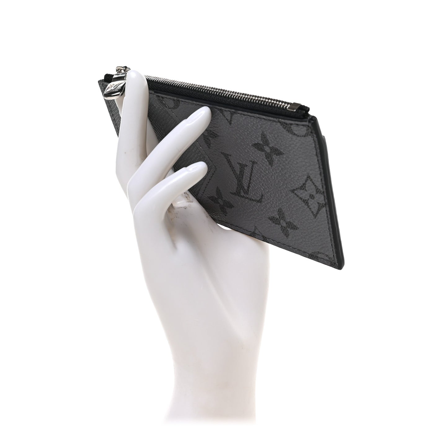Reverse Monogram Eclipse Taiga Coin Card Holder