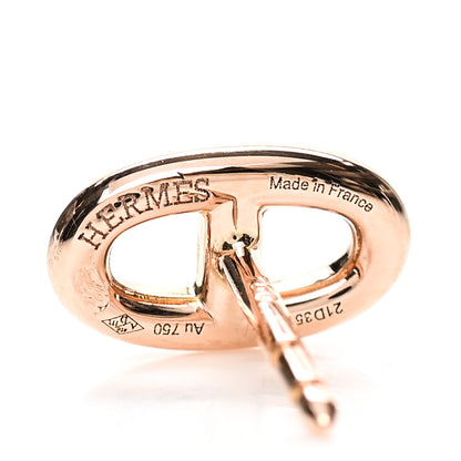 Hermes 18K Rose Gold TPM Farandole Stud Earrings 4 of 4
