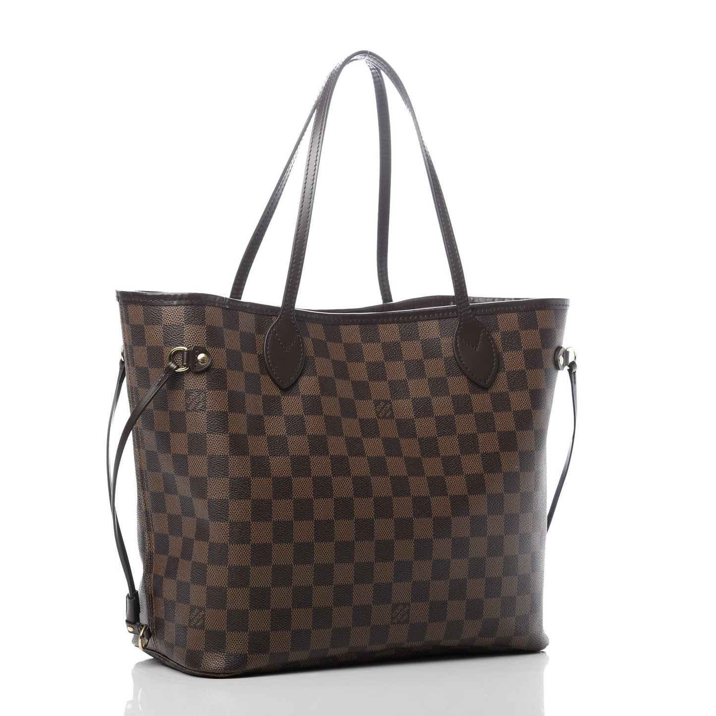 Damier Ebene Neo Neverfull MM Rose Ballerine