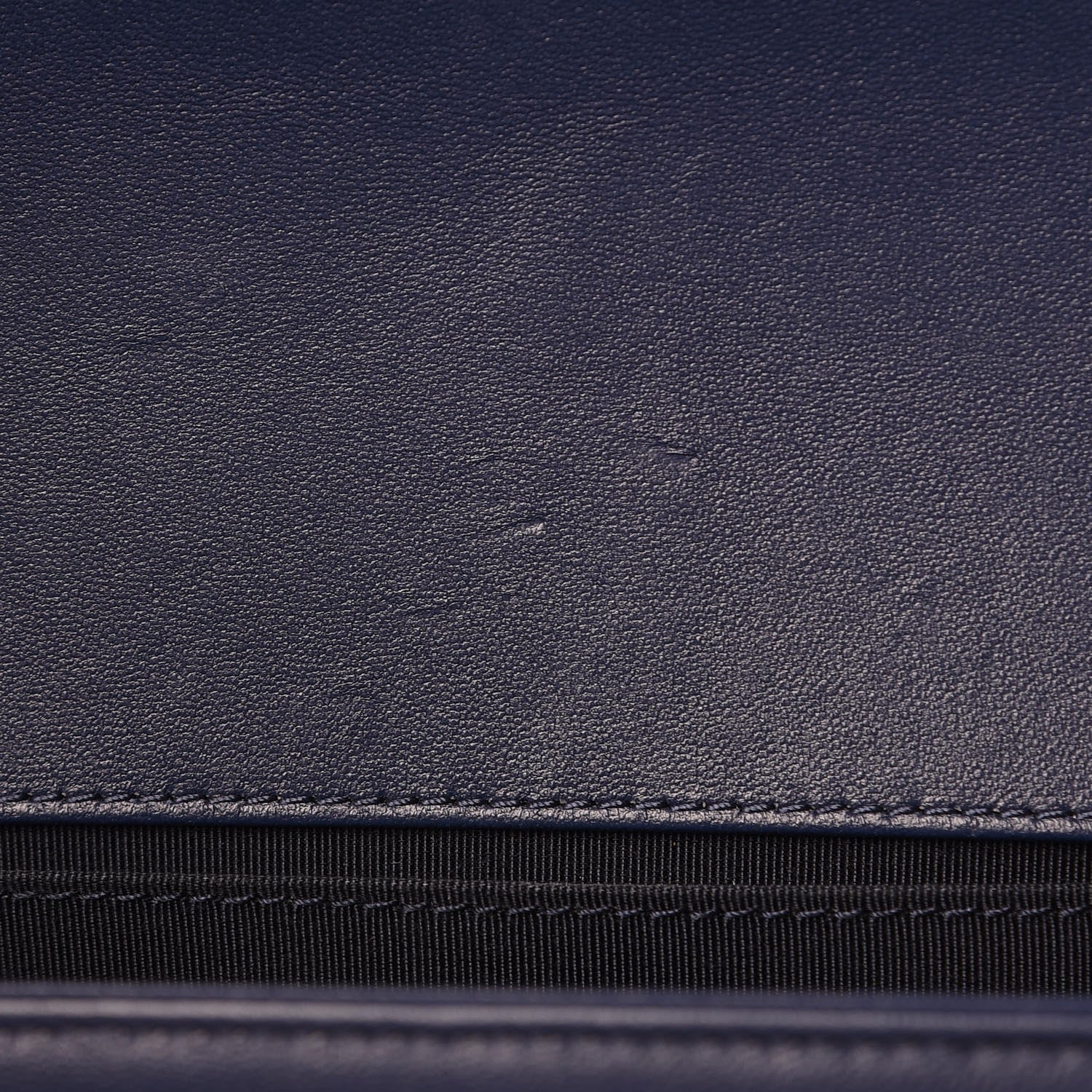 Chanel Lambskin Quilted Medium Boy Flap Dark Blue 9 of 9