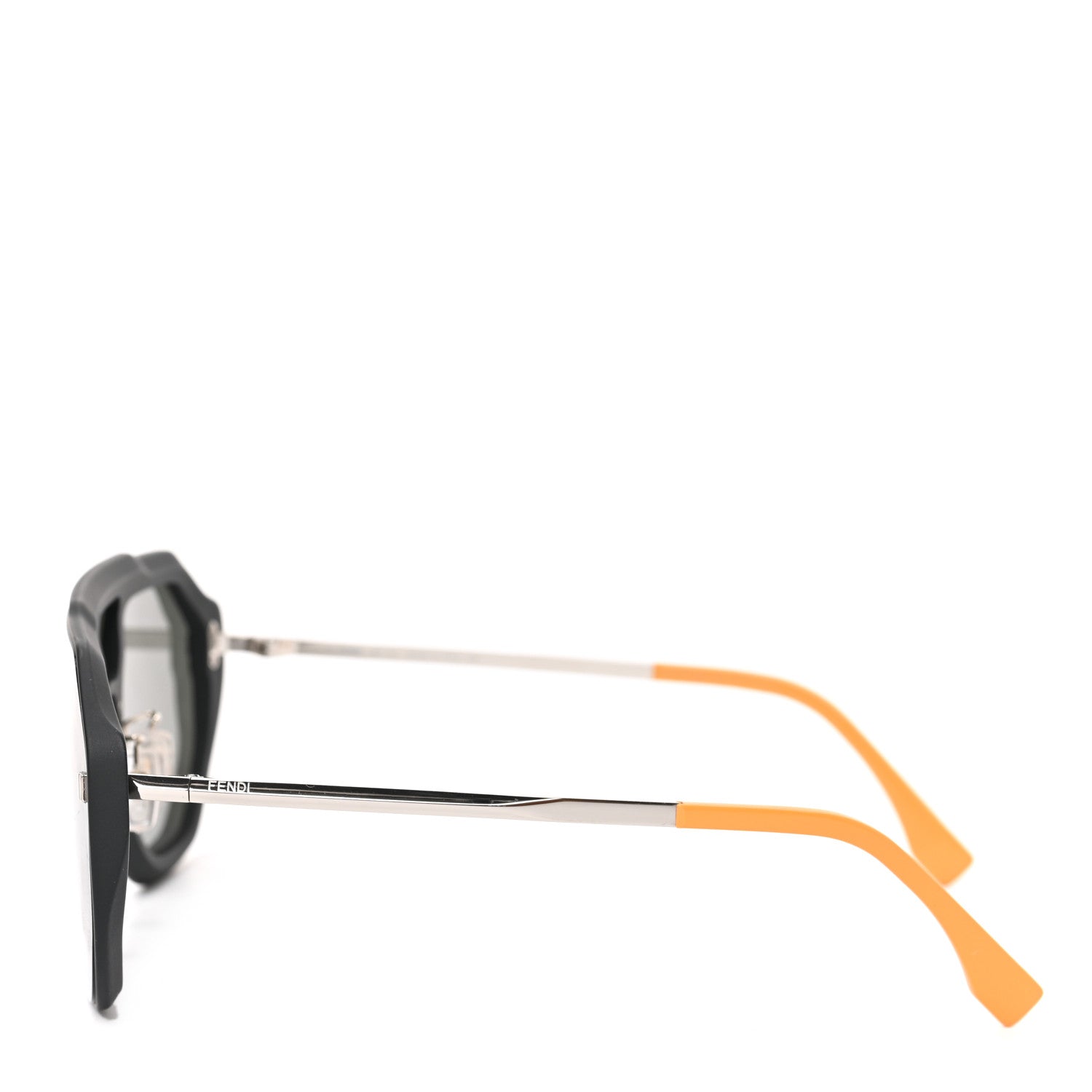 Fendi Acetate FF Aviator Sunglasses FE40006U Black 3 of 6