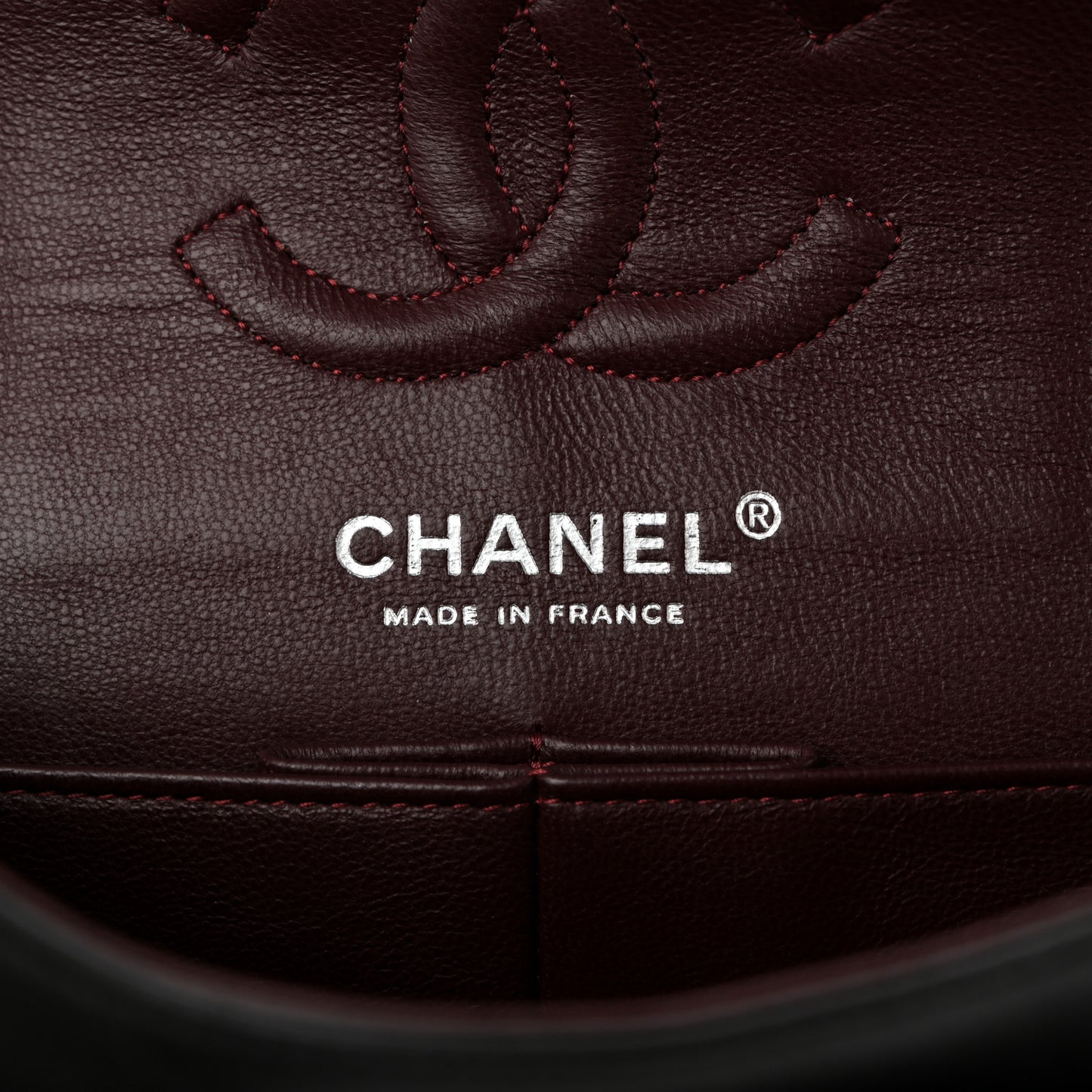 Lambskin Quilted Small Double Flap Black