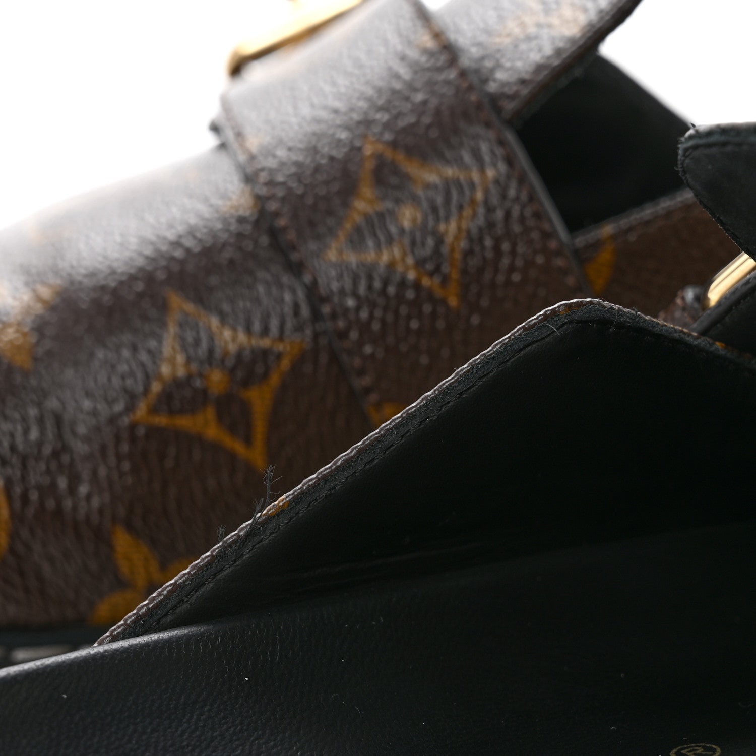 Louis Vuitton Patent Monogram Womens Cosy Flat Comfort Clog Mules 36 Brown 11 of 13