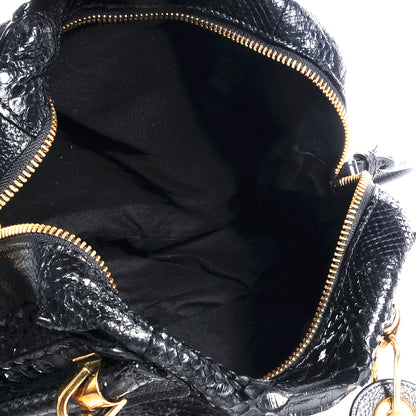 Chloe Python Small Paraty Black 5 of 8