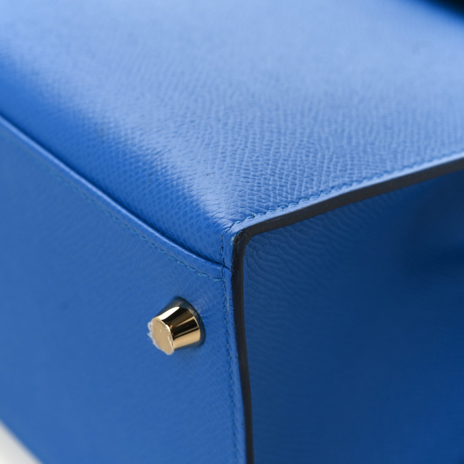 Hermes Epsom Kelly Sellier 28 Bleu France 10 of 13