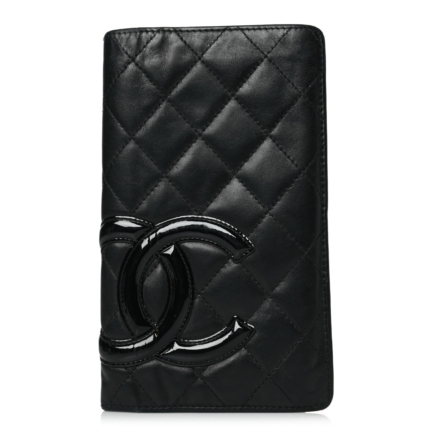 Chanel Calfskin Quilted Cambon Yen Wallet Black 1 of 15