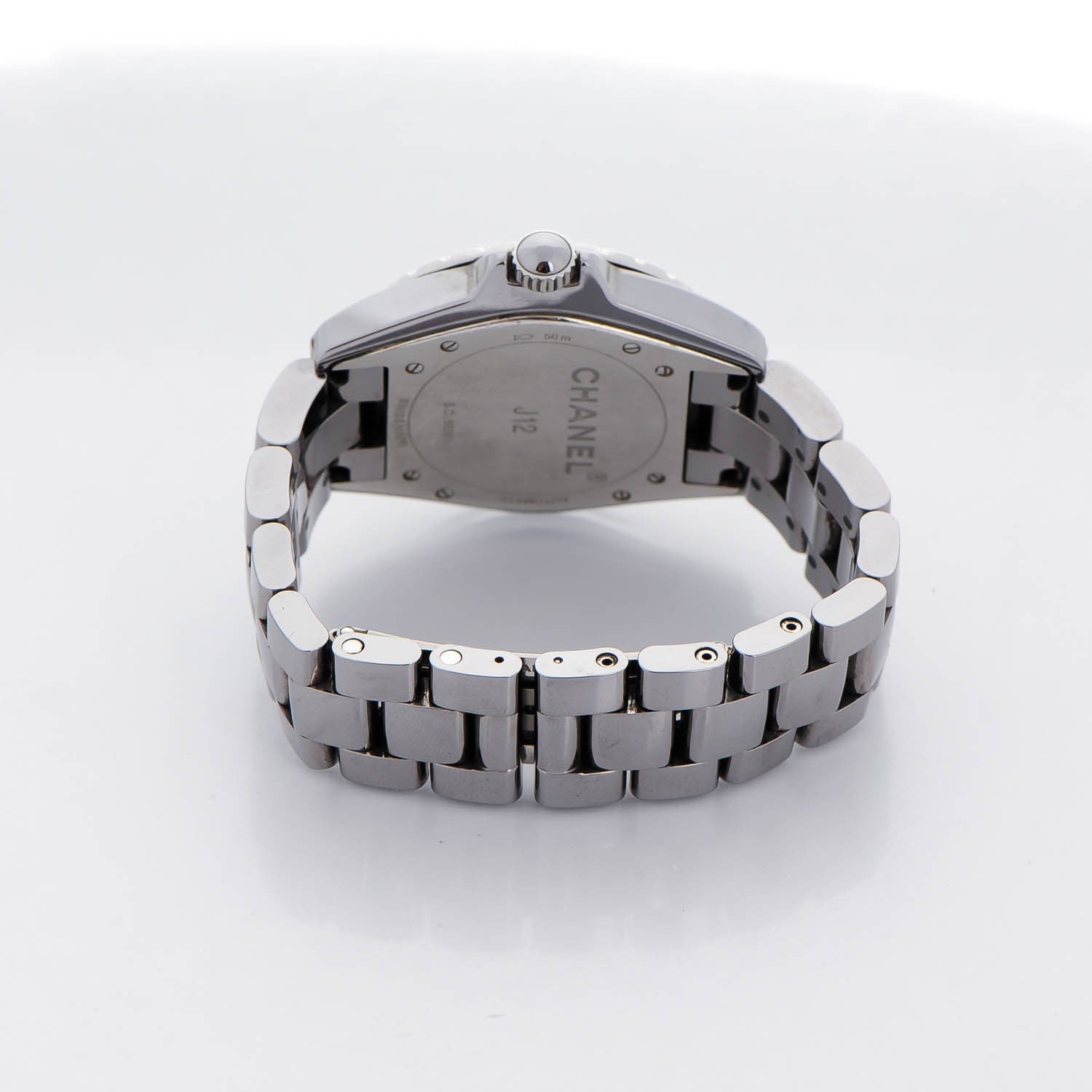 Chanel Titanium Ceramic Diamond Bezel 38mm J12 Automatic Watch 4 of 6