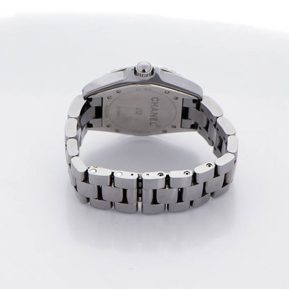 Chanel Titanium Ceramic Diamond Bezel 38mm J12 Automatic Watch 4 of 6