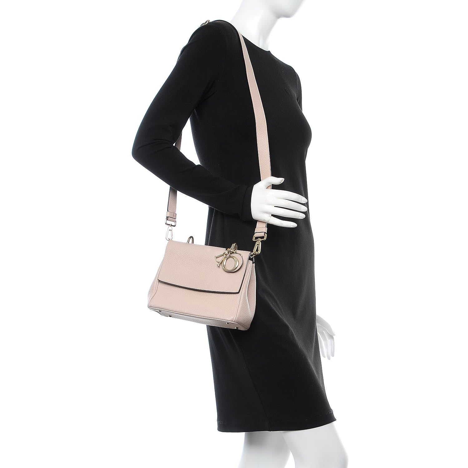 Christian Dior Bullcalf Mini Be Dior Flap Rose Poudre 2 of 16