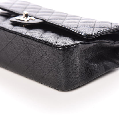 Chanel Caviar Quilted Medium Double Flap Black 10 of 11
