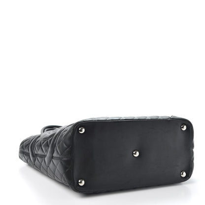 Chanel Calfskin Quilted Large Cambon Tote Black 3 of 10