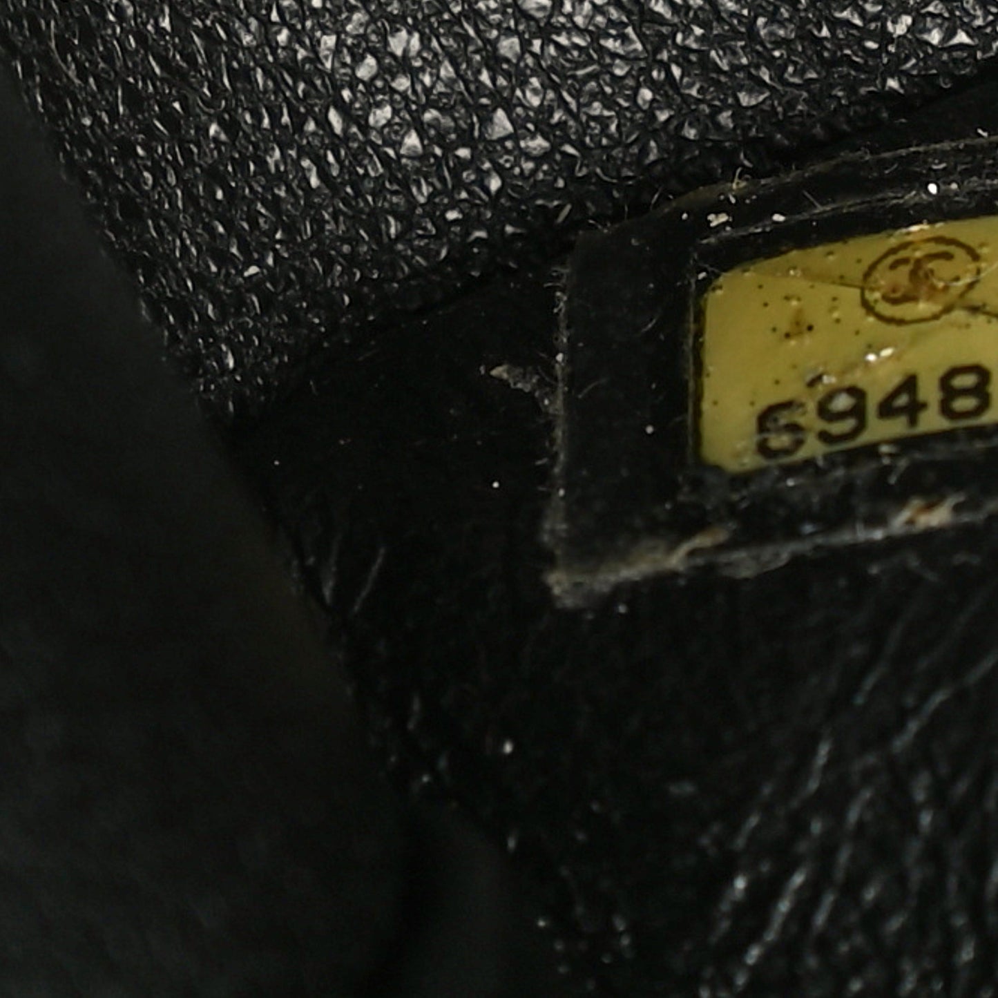 Lambskin Quilted Chocolate Bar Camera Case Black