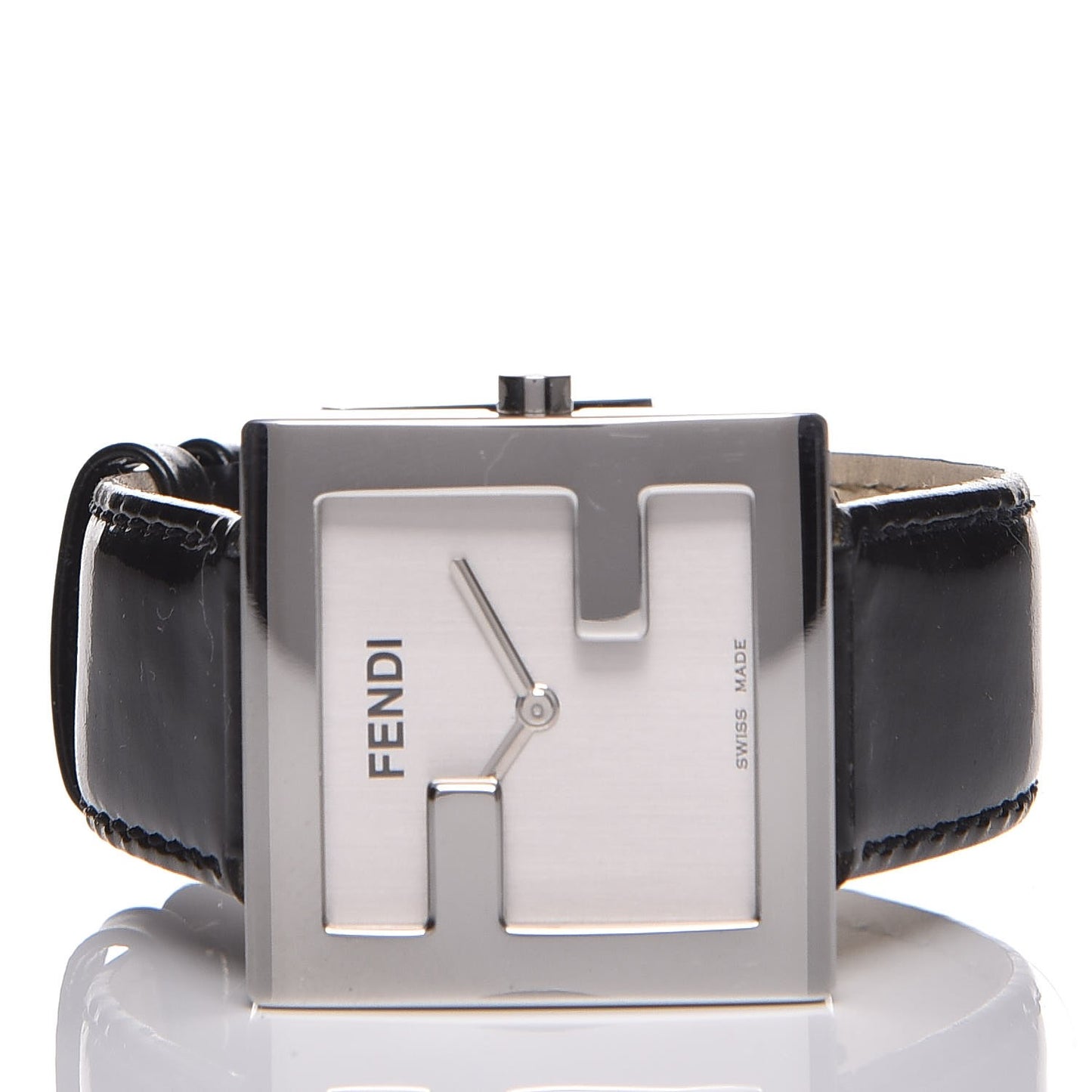 Stainless Steel Calfskin 24mm FendiMania Quartz Watch