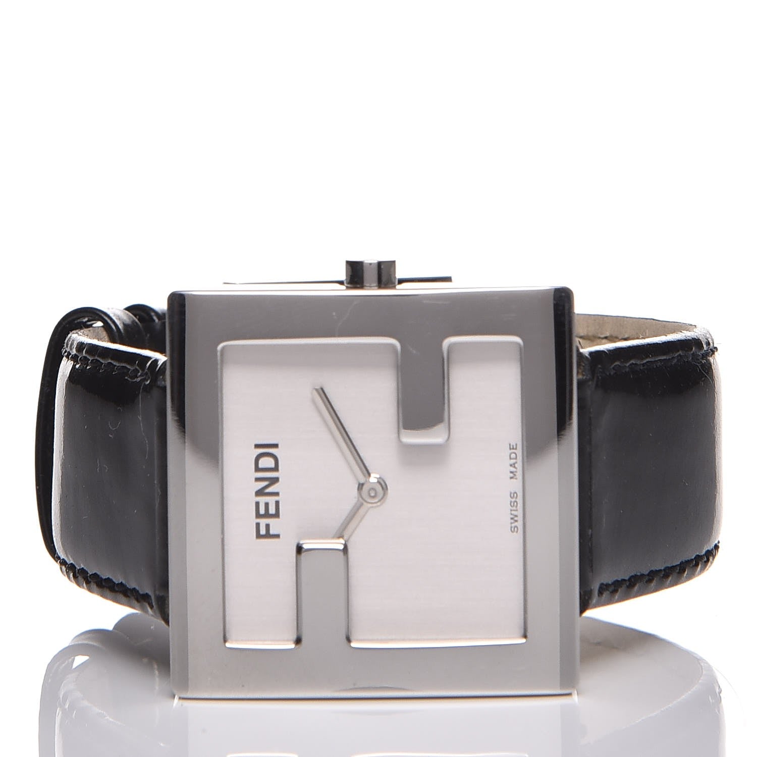 Fendi Stainless Steel Calfskin 24mm FendiMania Quartz Watch 3 of 7