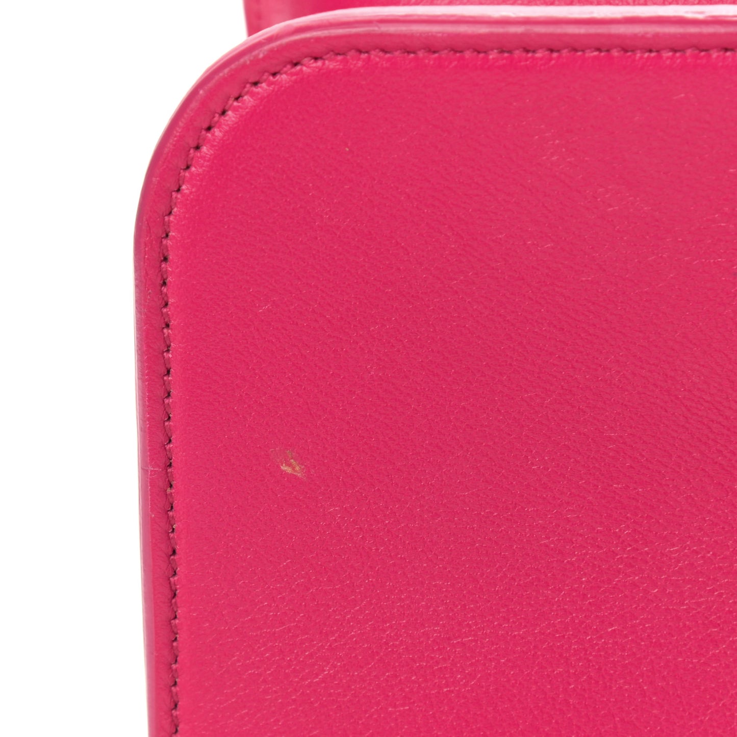 Calfskin Small Monogram Cabas Fuchsia
