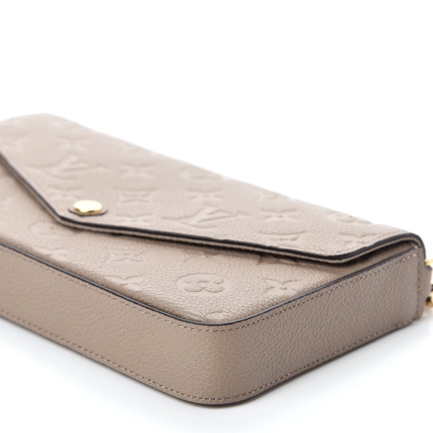 Louis Vuitton Empreinte Pochette Felicie Chain Wallet Tourterelle 7 of 12