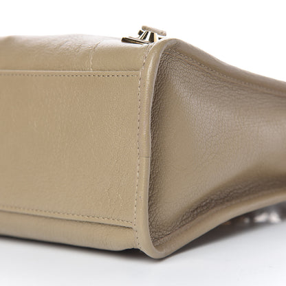 Balenciaga Chevre Gold Metallic Edge Hardware S City Beige Latte 9 of 10