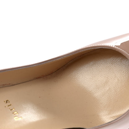 Christian Louboutin Patent Pigalle Follies 100 Pumps 38 Nude 8 of 8