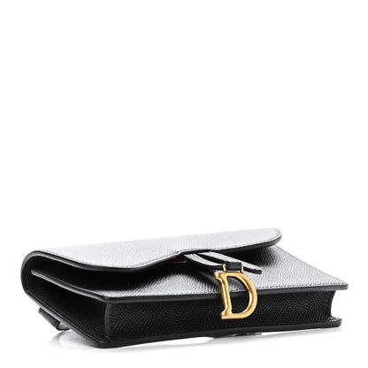 Christian Dior Grained Calfskin Saddle Belt Bag Black 4 of 9