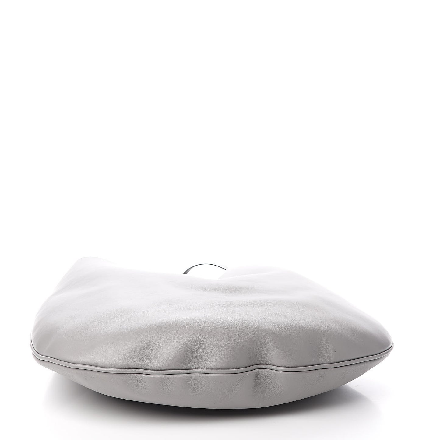 Calfskin Medium Infinity Hobo Bag Pearl Grey