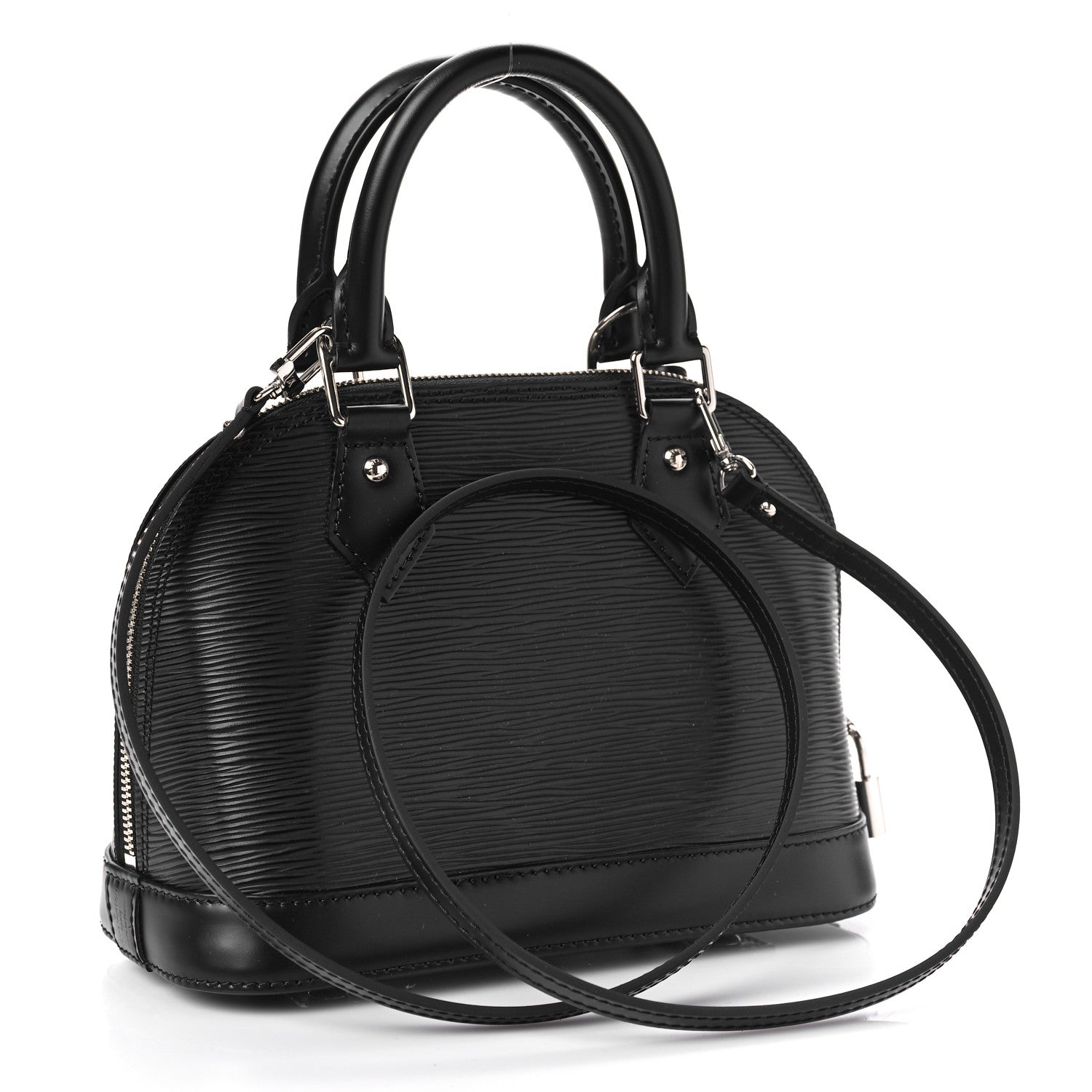 Louis Vuitton Epi Alma BB Black 3 of 9