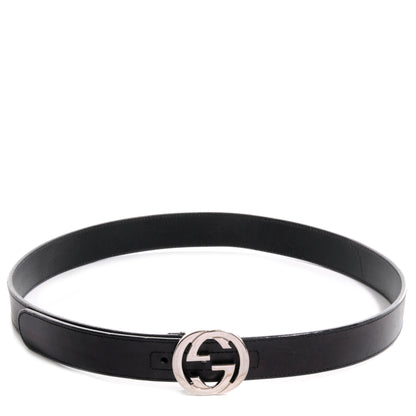 Gucci Leather GG Belt 85 34 Black 1 of 5