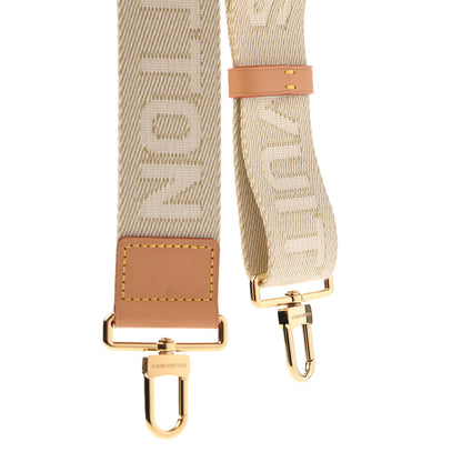 Louis Vuitton Monogram Utility Crossbody Bandouliere Shoulder Strap Beige 3 of 4