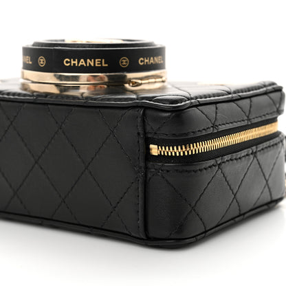 Chanel Lambskin Quilted Coco Click Bag Black 10 of 11