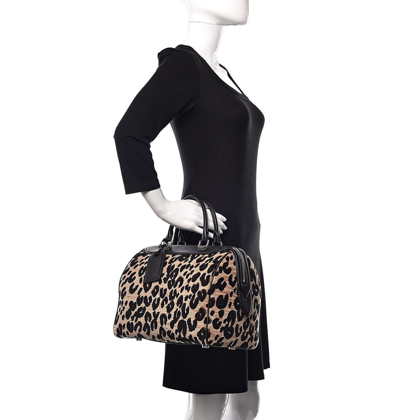 Jacquard Velvet Leopard Print Stephen Sprouse Speedy