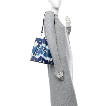 Louis Vuitton Monogram Escale Neonoe MM Blue 2 of 9