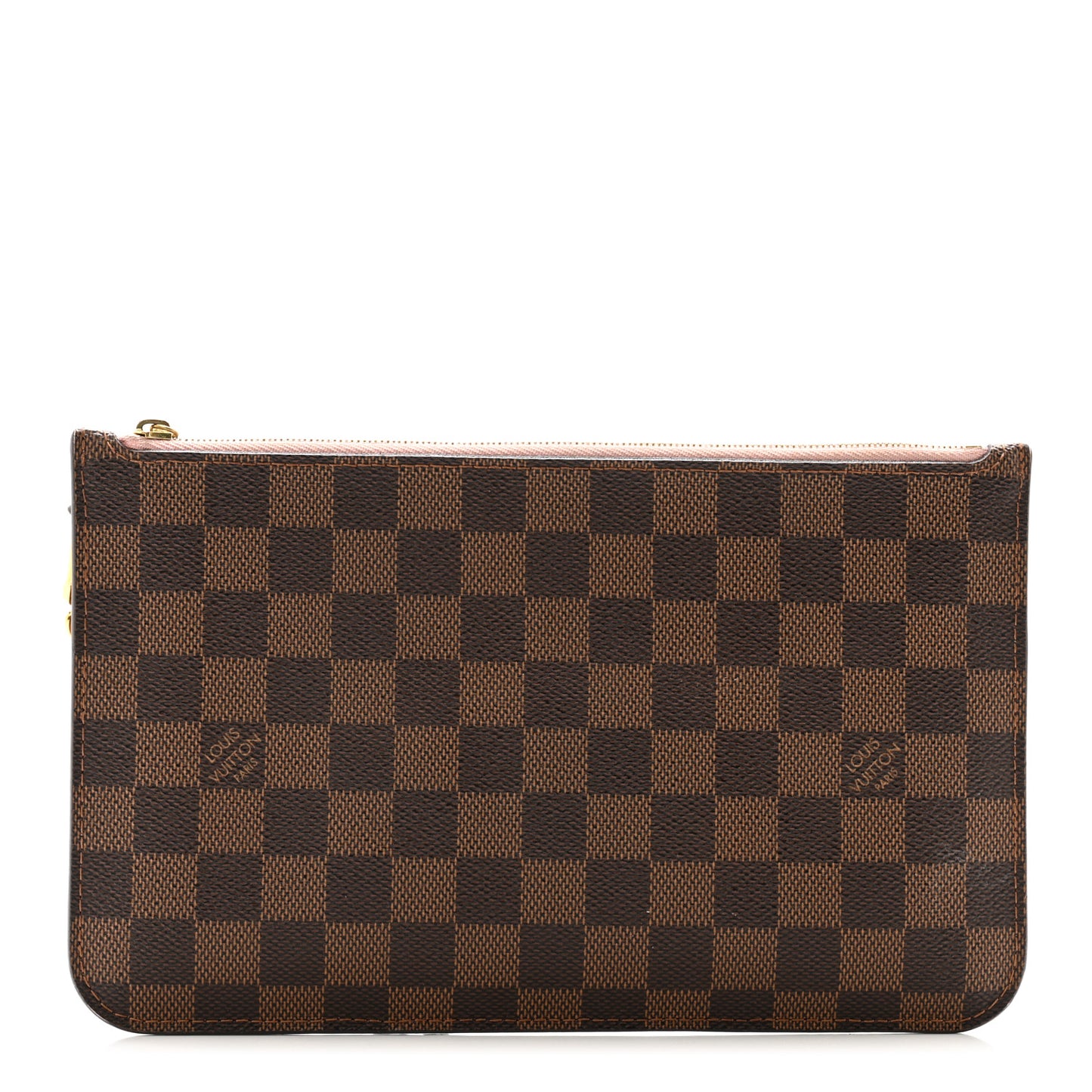 Damier Ebene Neverfull MM GM Pochette Rose Ballerine
