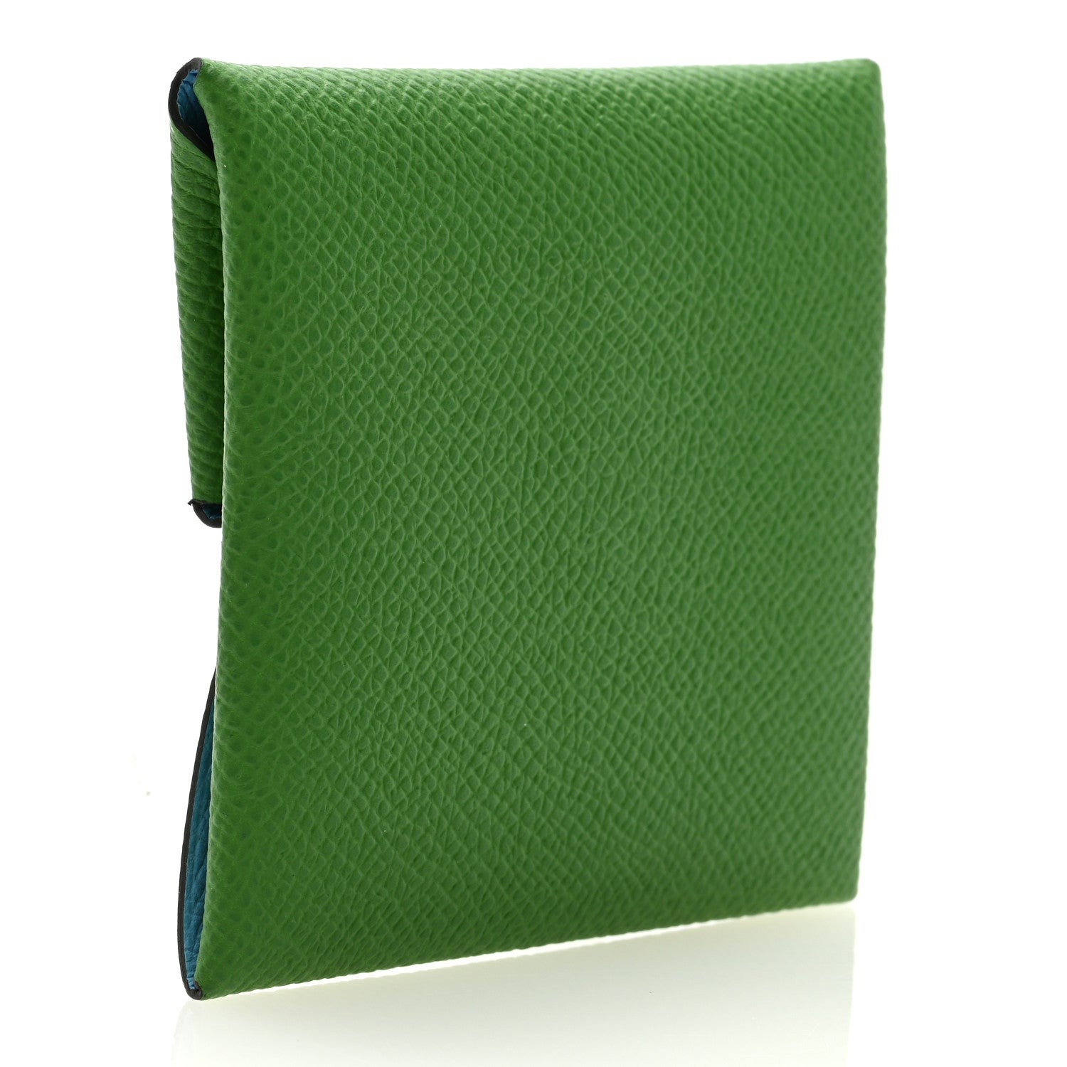 Hermes Epsom Bastia Verso Coin Purse Vert Yucca Celeste 3 of 6