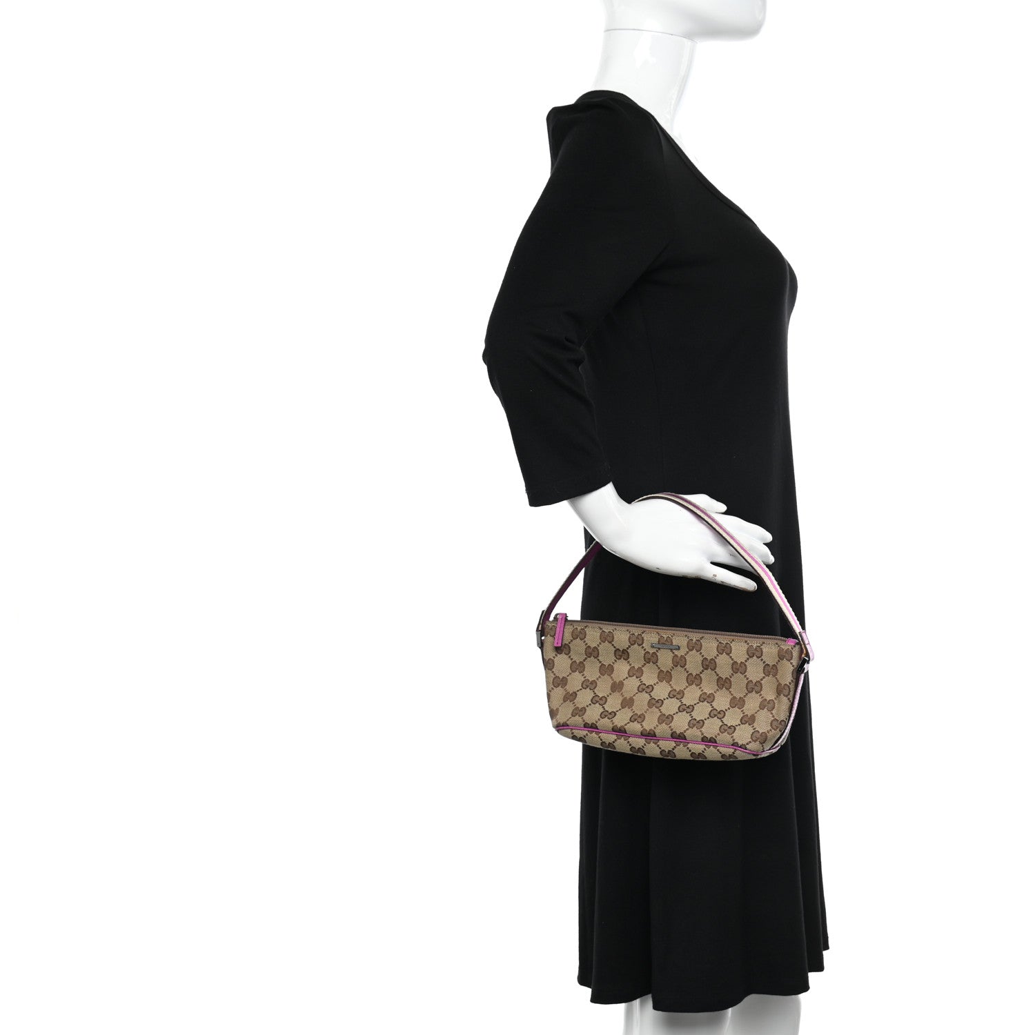 Gucci Monogram Boat Pochette Purple 2 of 10
