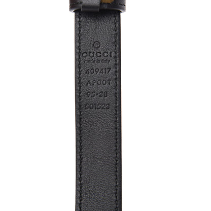 Gucci Calfskin Double G 20mm Belt 95 38 Black 5 of 5