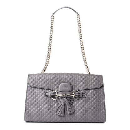 Gucci Soft Microguccissima Medium Emily Chain Shoulder Bag Loess 1 of 4