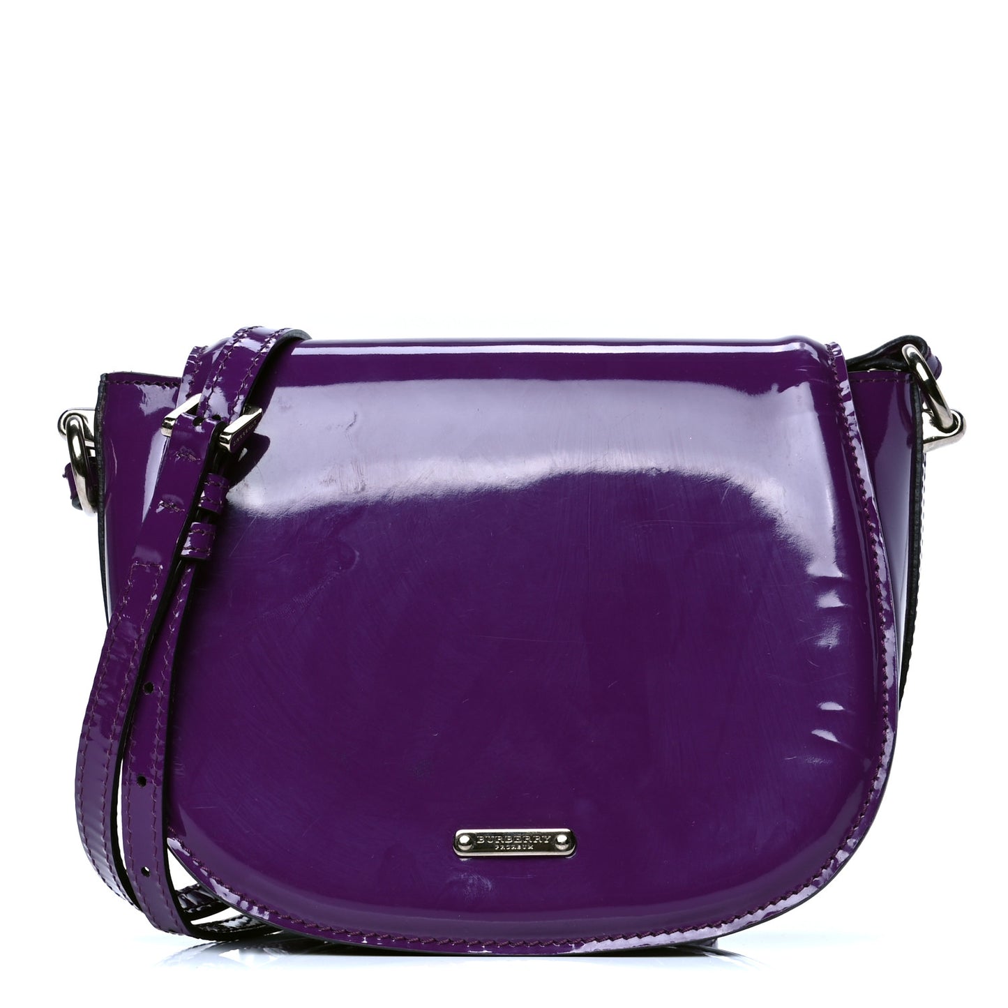 Patent Small Leigh Crossbody Bag Beetroot