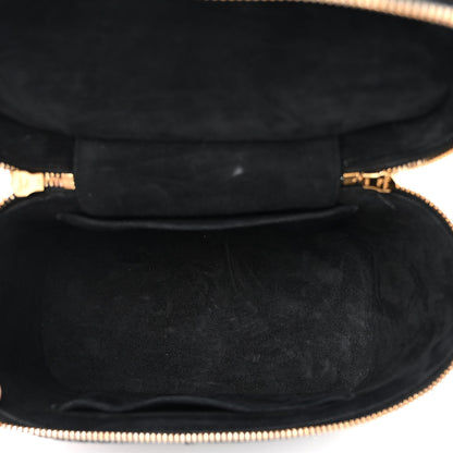 Christian Dior Lambskin Cannage Small Diortravel Vanity Case Black 5 of 12