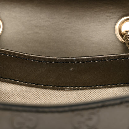Gucci Shine Guccissima Mini Emily Chain Shoulder Bag Sasso 12 of 12