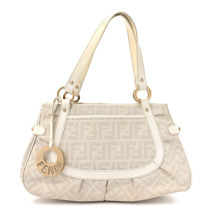 Fendi Zucca Spalmati Large Chef Shopper Tote White 1 of 16