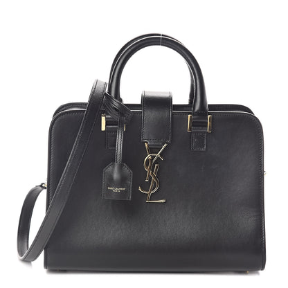 Saint Laurent Calfskin Monogram Baby Cabas Black 1 of 9