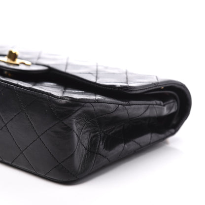 Chanel Lambskin Quilted Small Double Flap Black 9 of 10