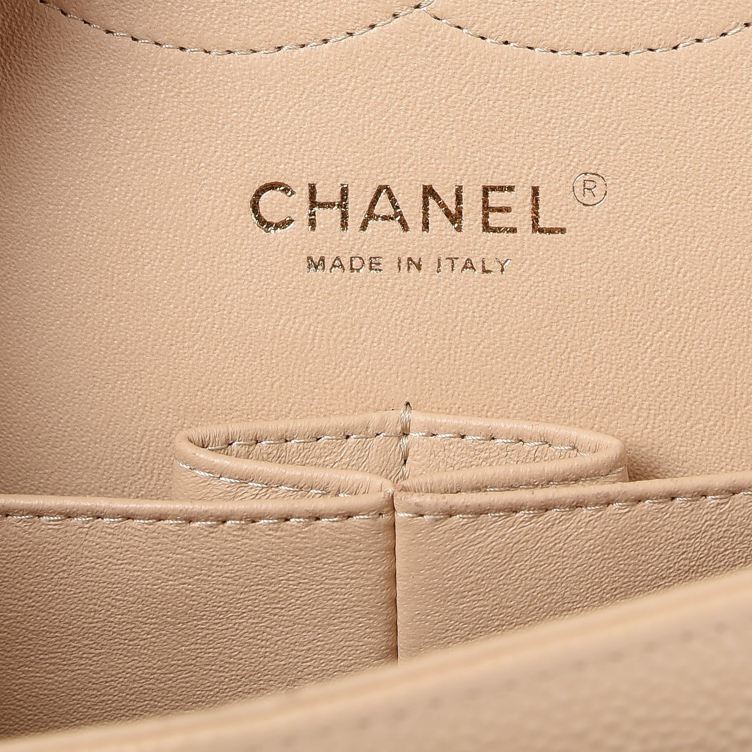 Chanel Caviar Quilted Jumbo Double Flap Beige Clair 7 of 12
