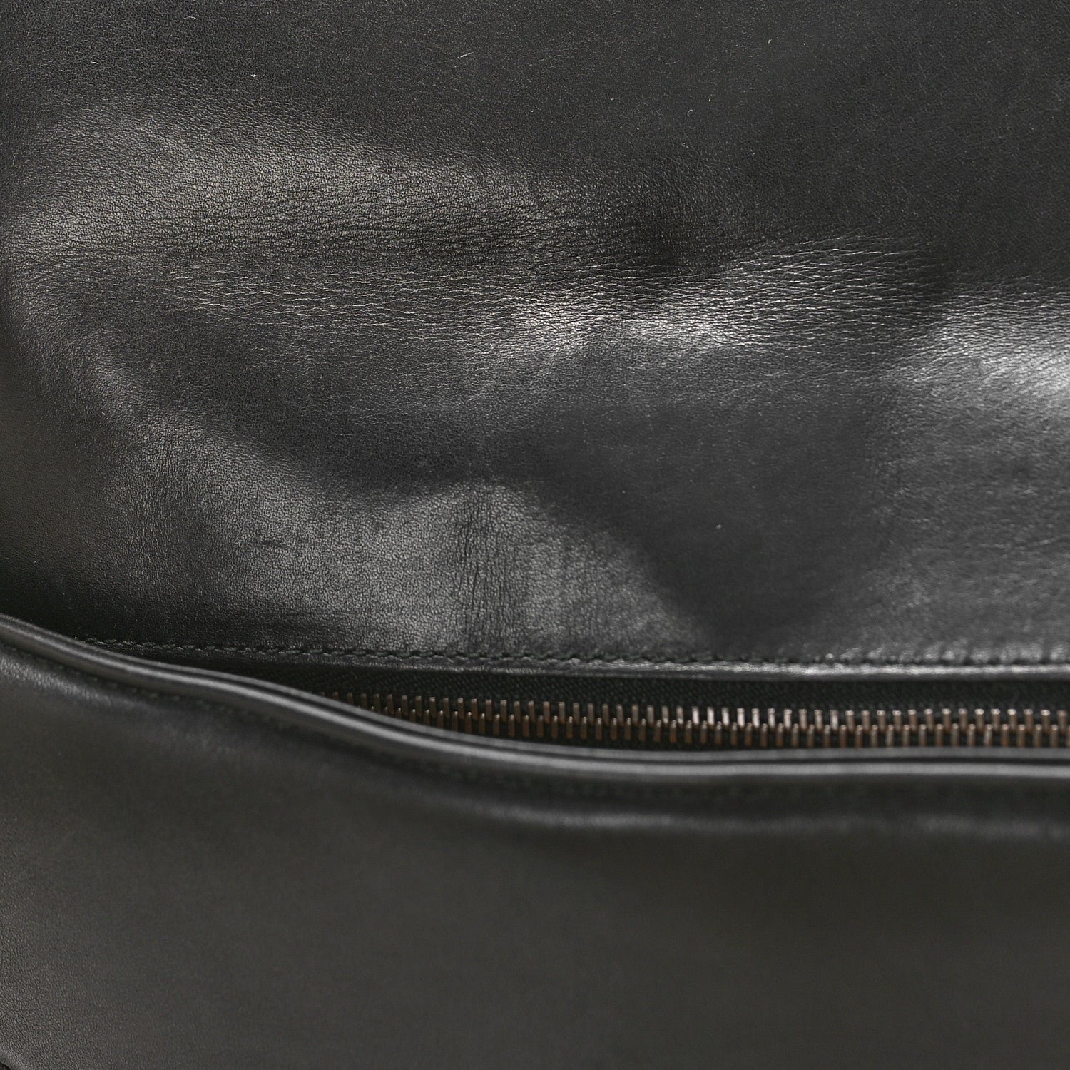 Gucci Calfskin Matelasse Medium GG Marmont Shoulder Bag Black 11 of 13