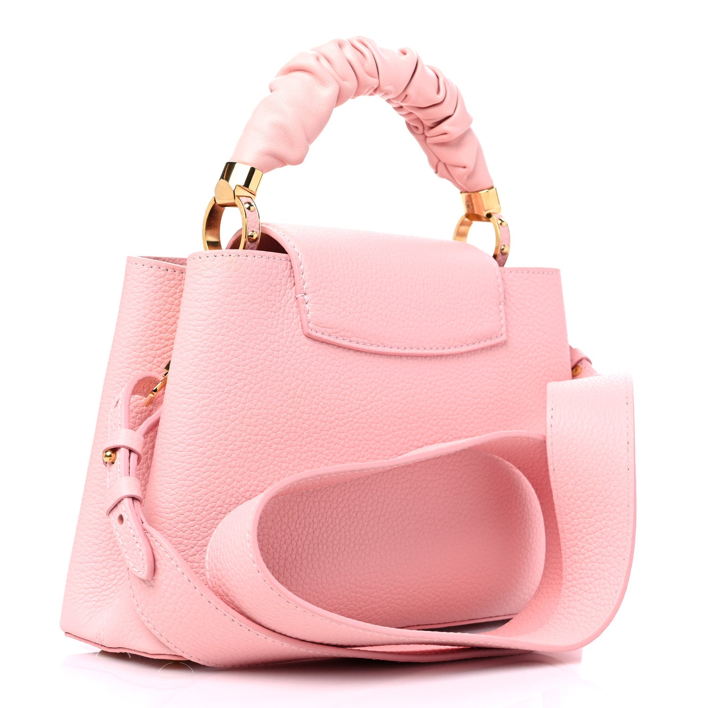Taurillon Scrunchie Capucines BB Bubble Gum Pink