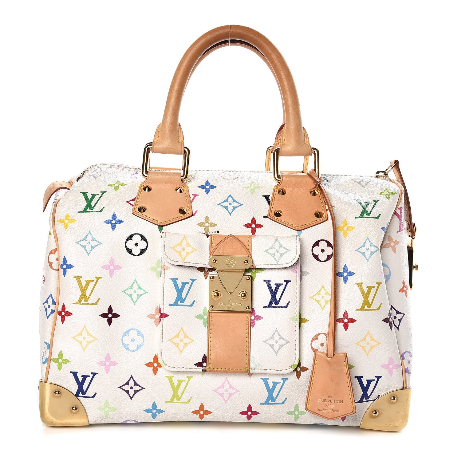 Louis Vuitton Monogram Multicolor Speedy 30 White 1 of 10