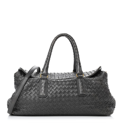 Bottega Veneta Nappa Intrecciato Convertible Duffel Ferro Gray 1 of 8